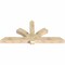 Ekena Millwork Redmond Rough Sawn Timber Gable Bracket, Douglas Fir, 84"W x 38"H x 6"D x 6"F, 11/12 Pitch GBW084X38X0606RED00RDF - alternate 3